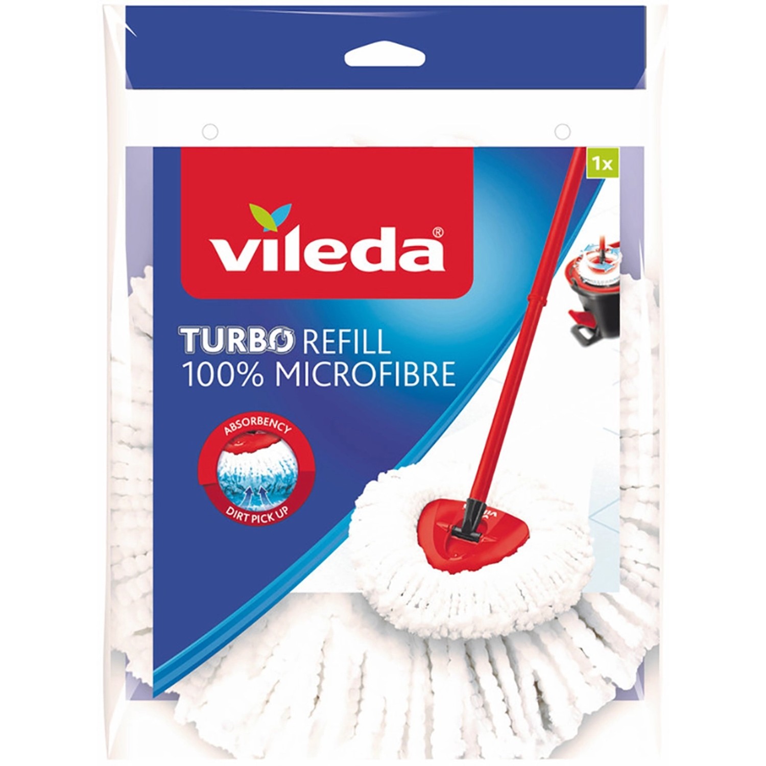 Vileda Ersatz-Wischmopp Easy Wring&Clean