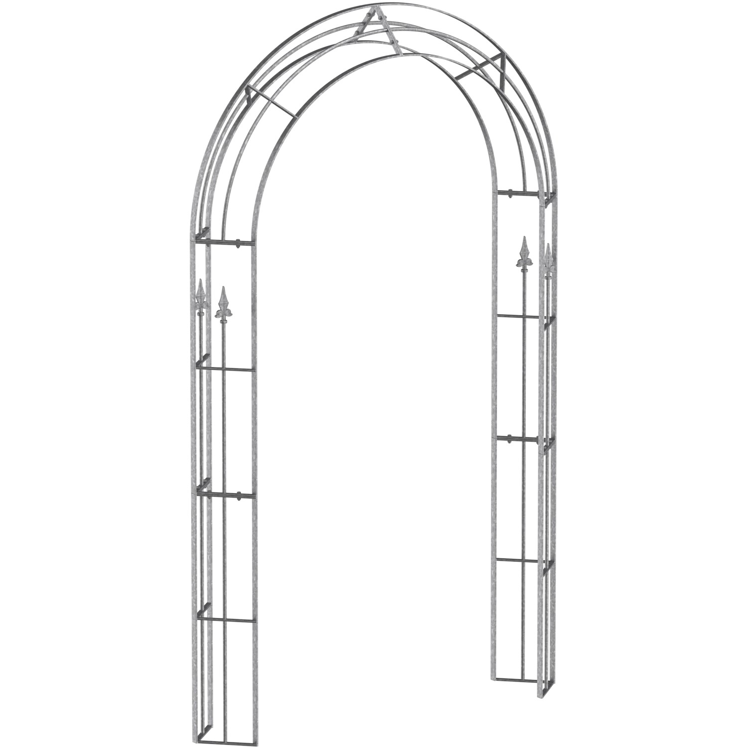 Eleo Rosenbogen Cosenza 235 cm x 140 cm x 29,7 cm Feuerverzinkt