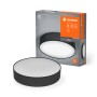 Ledvance LED-Deckenleuchte Orbis Paris, schwarzer Textil-Ring, Ø 40cm, für Innenräume.