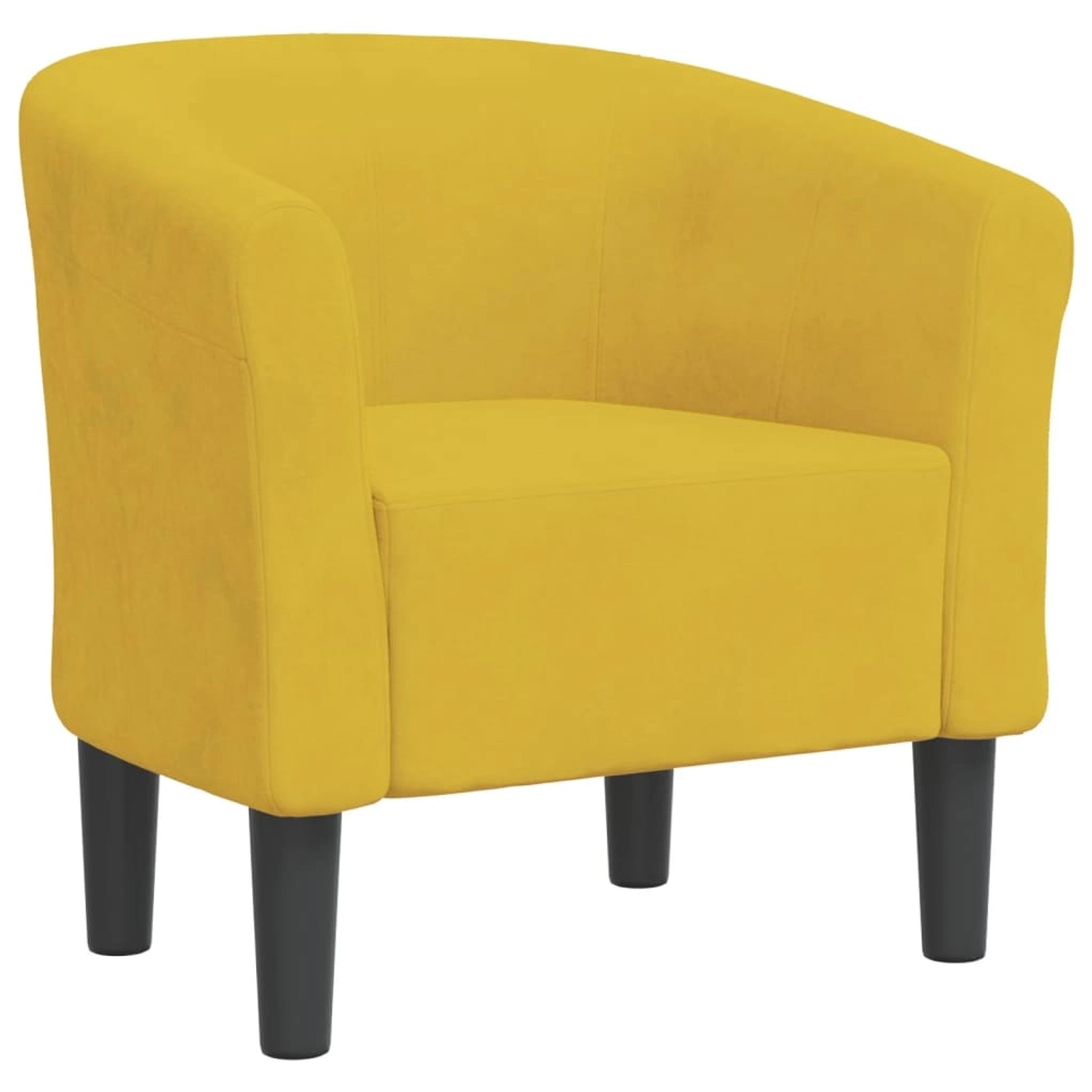 vidaXL Clubsessel Gelb Samt 356448 günstig online kaufen