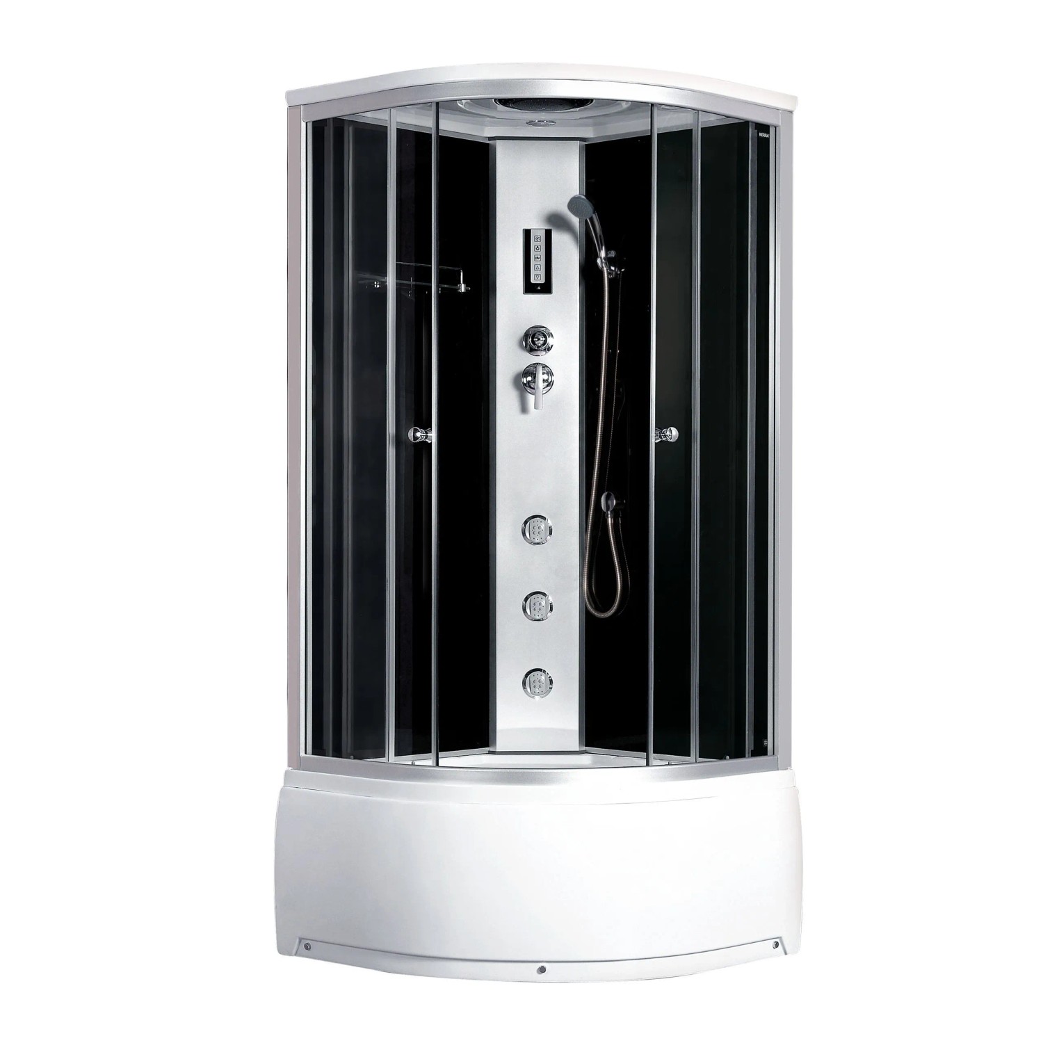 Kerra Hydromassagekabine Paulina 80x80 cm mit Duschwanne