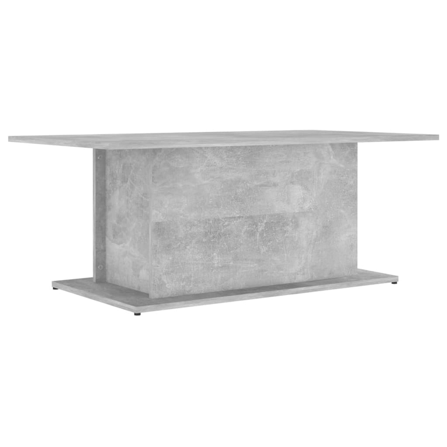 vidaXL Couchtisch Betongrau 102x55,5x40 cm Holzwerkstoff 810311