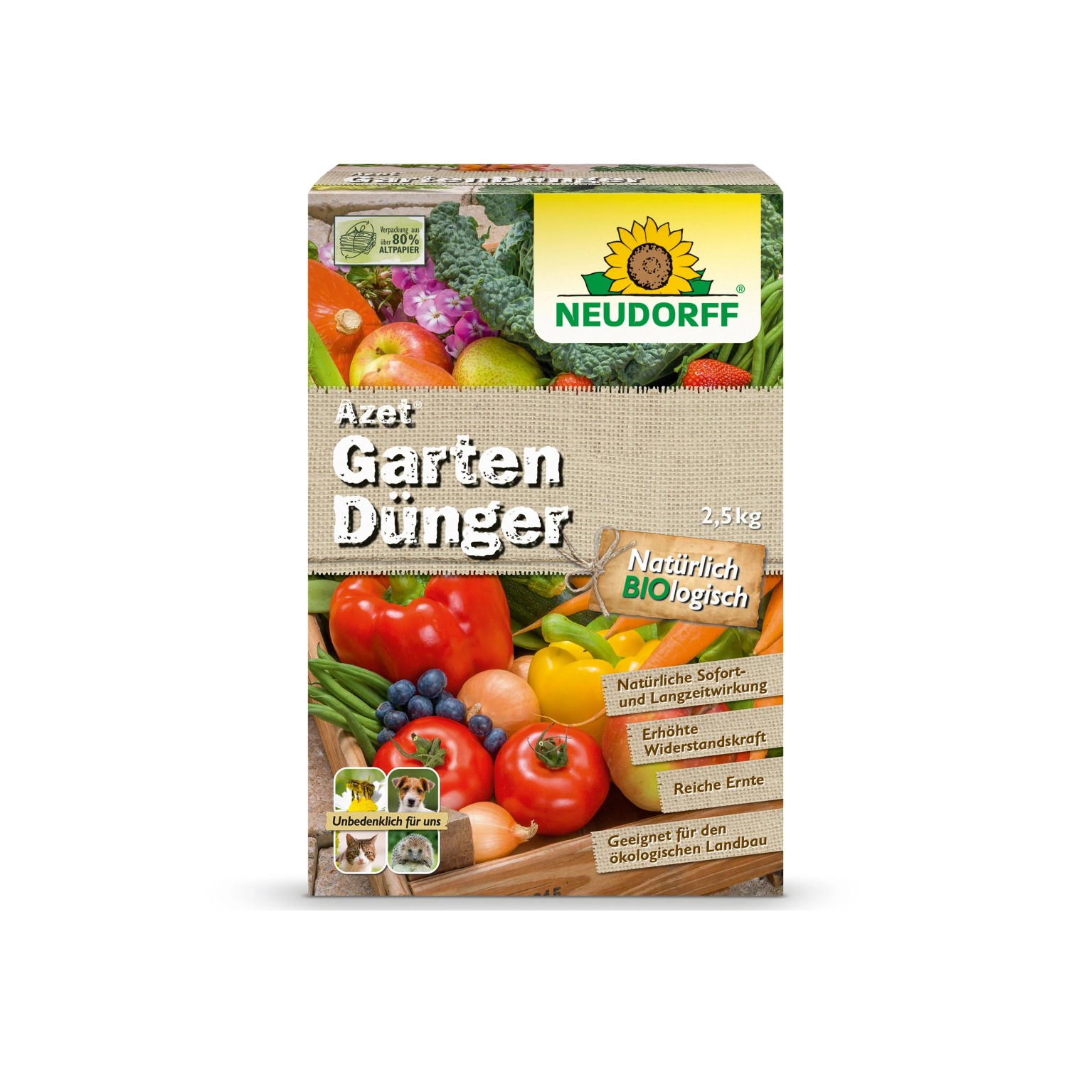 Neudorff Azet Gartendünger 2,5 kg