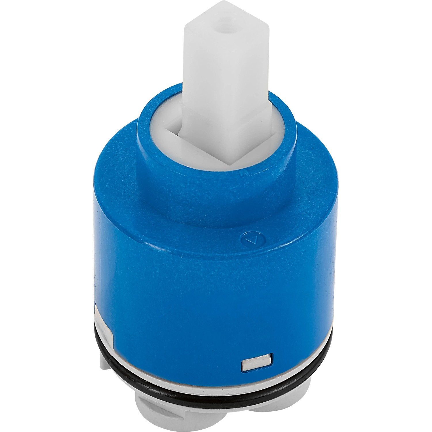Keramikkartusche 40mm für Cesano Armaturen, blau/weiß, Ersatzteil zur Temperatur- und Mengenregelung.