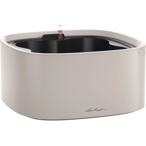 Lechuza Pila Color Pflanzgefäß, sandbraun, 35x35x17cm mit Bewässerungssystem.