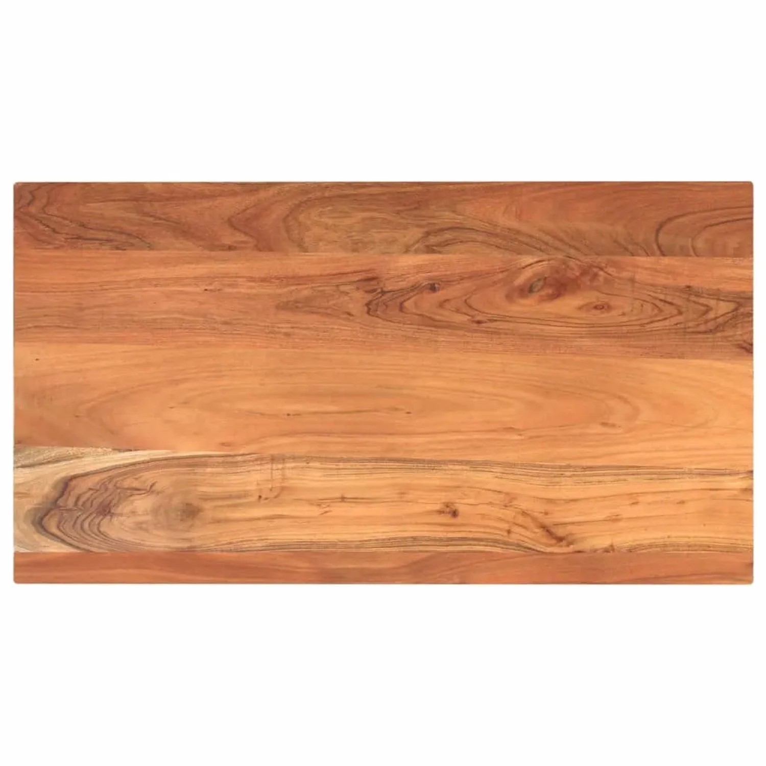 vidaXL Tischplatte 110x60x3,8 cm Rechteckig Massivholz Akazie 370994