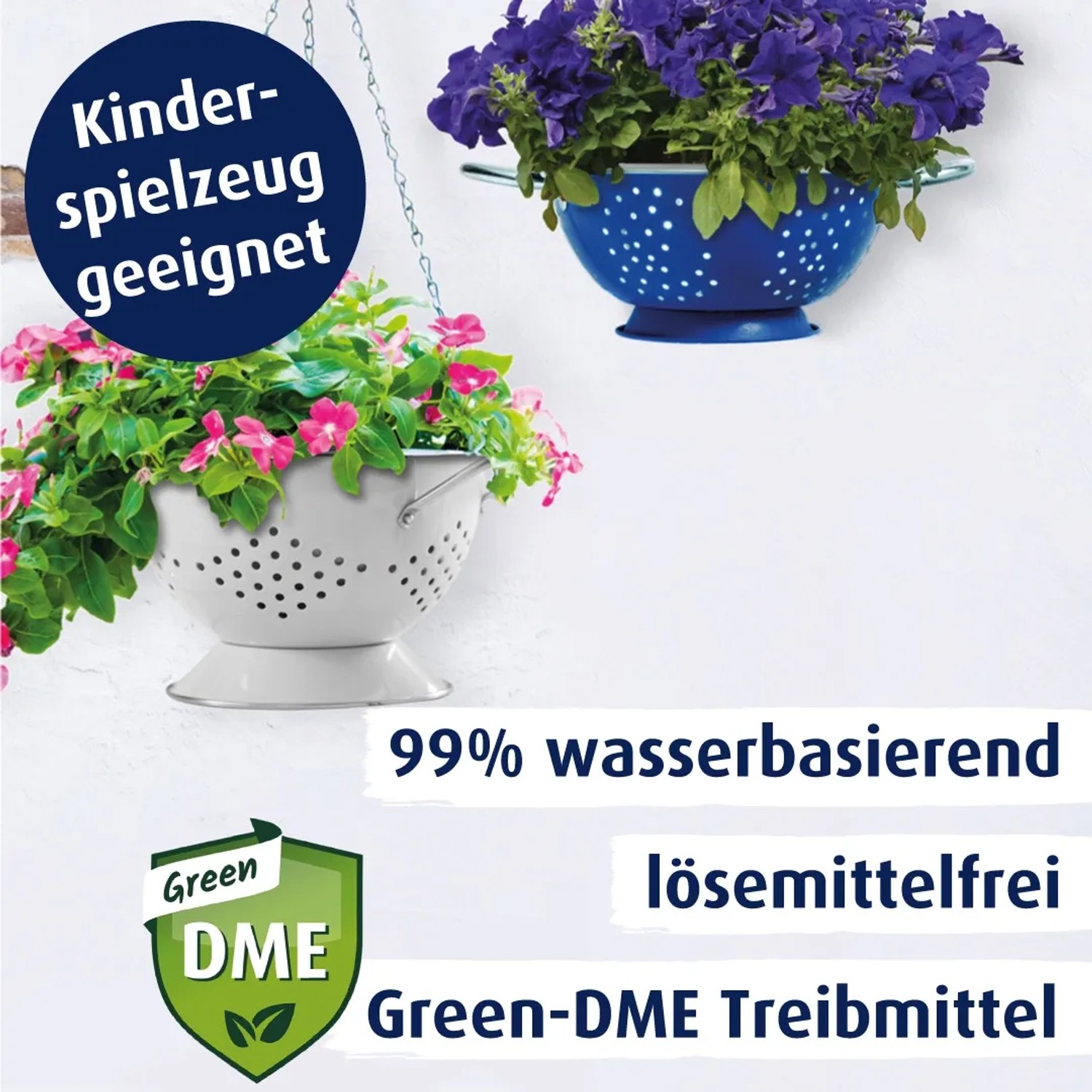 Belton Free AQUAcolours Buntlack in Enzianblau matt, geeignet für Kinderspielzeug, als Spraydose.