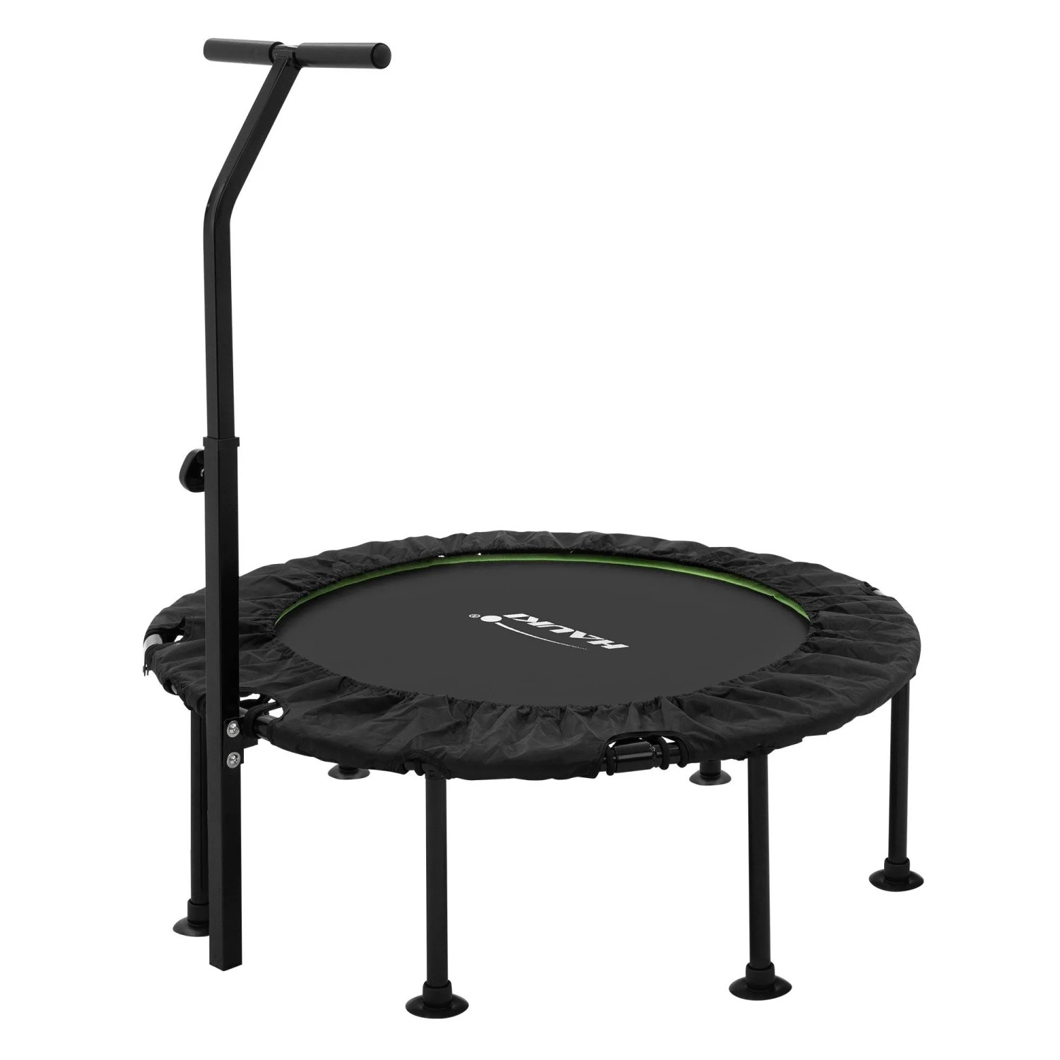 Hauki Fitness Trampolin Indoor Faltbar Grün Ø102cm Verstellbarer Griff