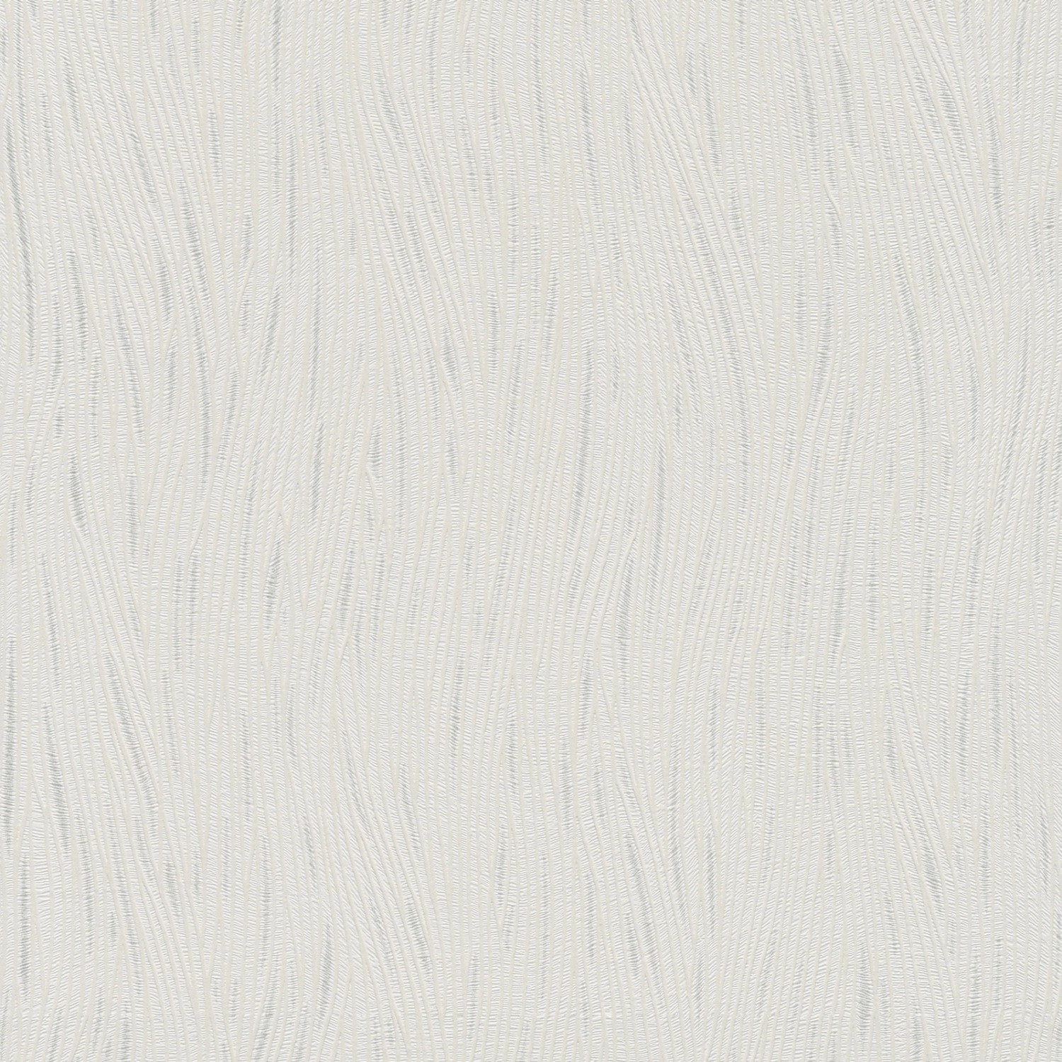 Bricoflor Uni Papiertapete Wellenmuster Weiße Tapete Einfarbig mit Geschwungene Linien Helle Papier Wandtapete