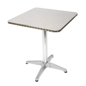 Chefgastro Alu-Bistrotisch Gartentisch M28 HxBxT 70x60x60 cm 60cm Rechteckig