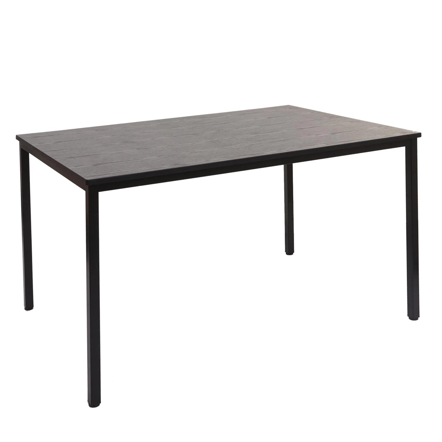 MCW Schreibtisch Braila 120x80cm MDF Schwarze Eiche-Optik