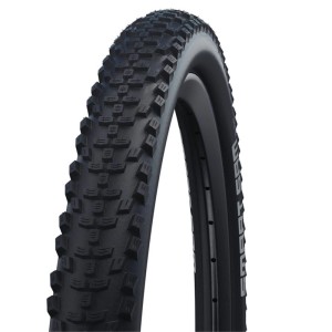 Schwarzer Schwalbe Smart Sam Kids Fahrradreifen mit robustem All-Terrain Profil für Kinderfahrräder. Ideal für On- und Offroad.