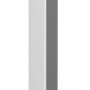 Hettich Tischbein, 700 mm, Aluminium-Optik, eckig, für Möbel.