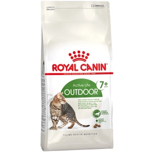 Royal Canin Outdoor 7+ Katzenfutter für ältere Freigänger, 4kg Packung.