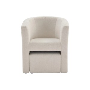 Vente-unique Sessel Mit Gerader Rückenlehne Jovana Weiß 65 cm