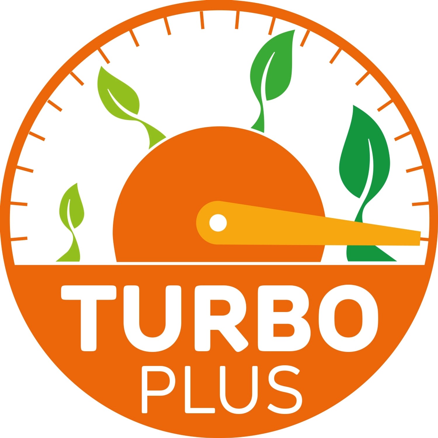 Turbo Plus Logo für Garantia Hochbeet-System Ergo Quadro. Wachstum beschleunigen.