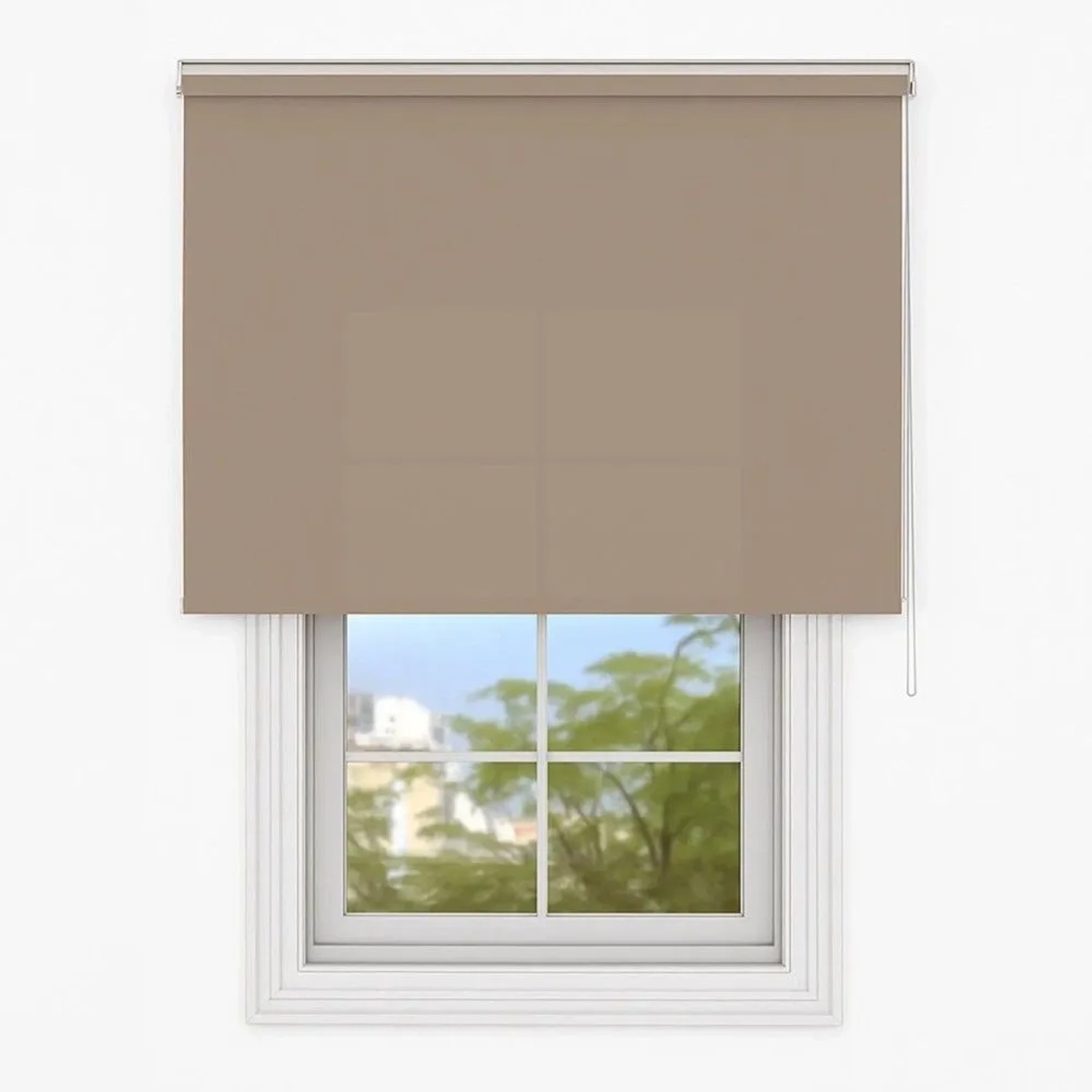 Deco-Raum Tageslicht-Rollo Bohren Basic GL 80 cm x 210 cm Cappuccino