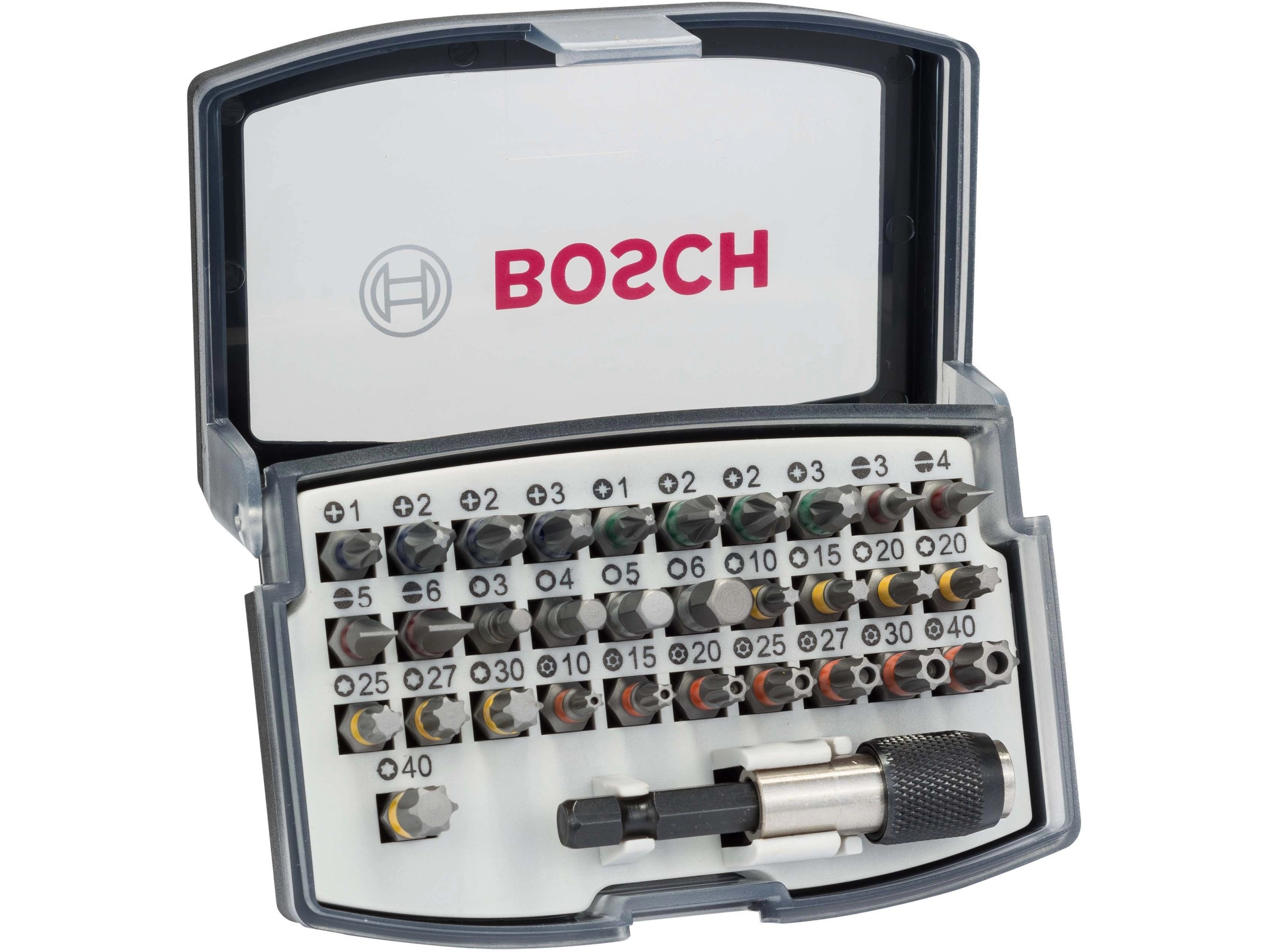 Hilka Tools Schraubendreher-Bit-Set 32-teilig – Farbcodierte S2-Bits Im Robusten Koffer