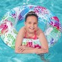 Mädchen im Bestway Schwimmring Summer Swirl (Ø 80 cm) mit Mandala-Design im Pool.
