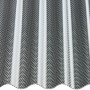 Acryl-Profilplatte Sinus 76/18 Wabe Graphit, Kunststoffbedachung für Carport & Terrasse.