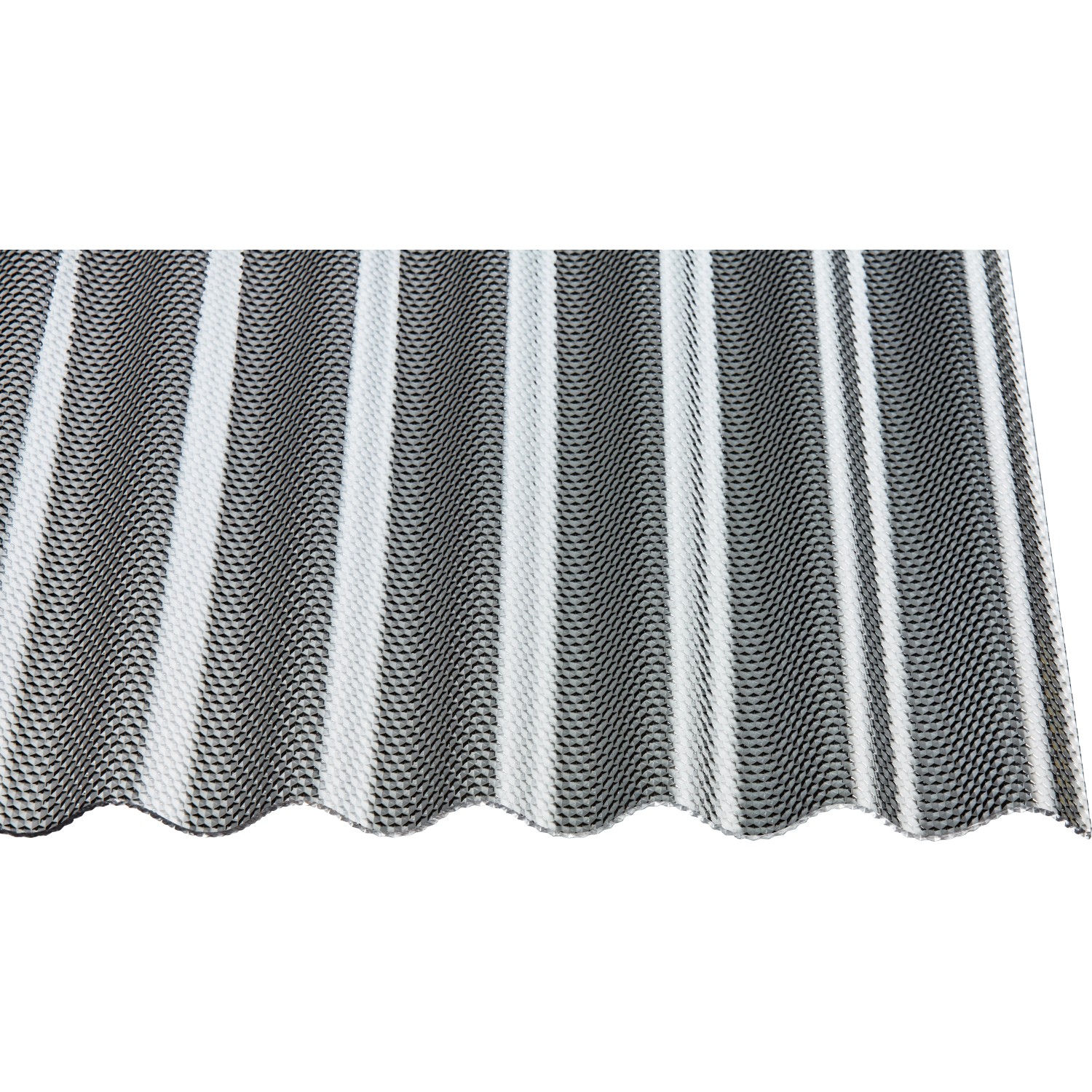 Profilplatte 3mm Acryl 76/18 Wabe Graphit 3500 mm x 1045 mm