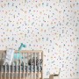 Komar Fototapete Vlies Winnie Pooh Summer im Kinderzimmer mit Blumenmuster.