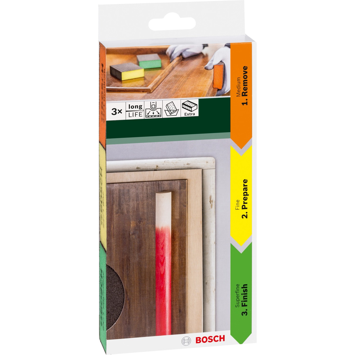 Bosch Schleifschwamm-Set 3-teilig