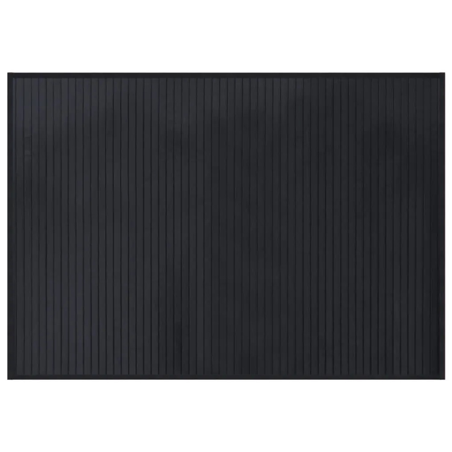 vidaXL Teppich Rechteckig Schwarz 70x100 cm Bambus 376864 günstig online kaufen