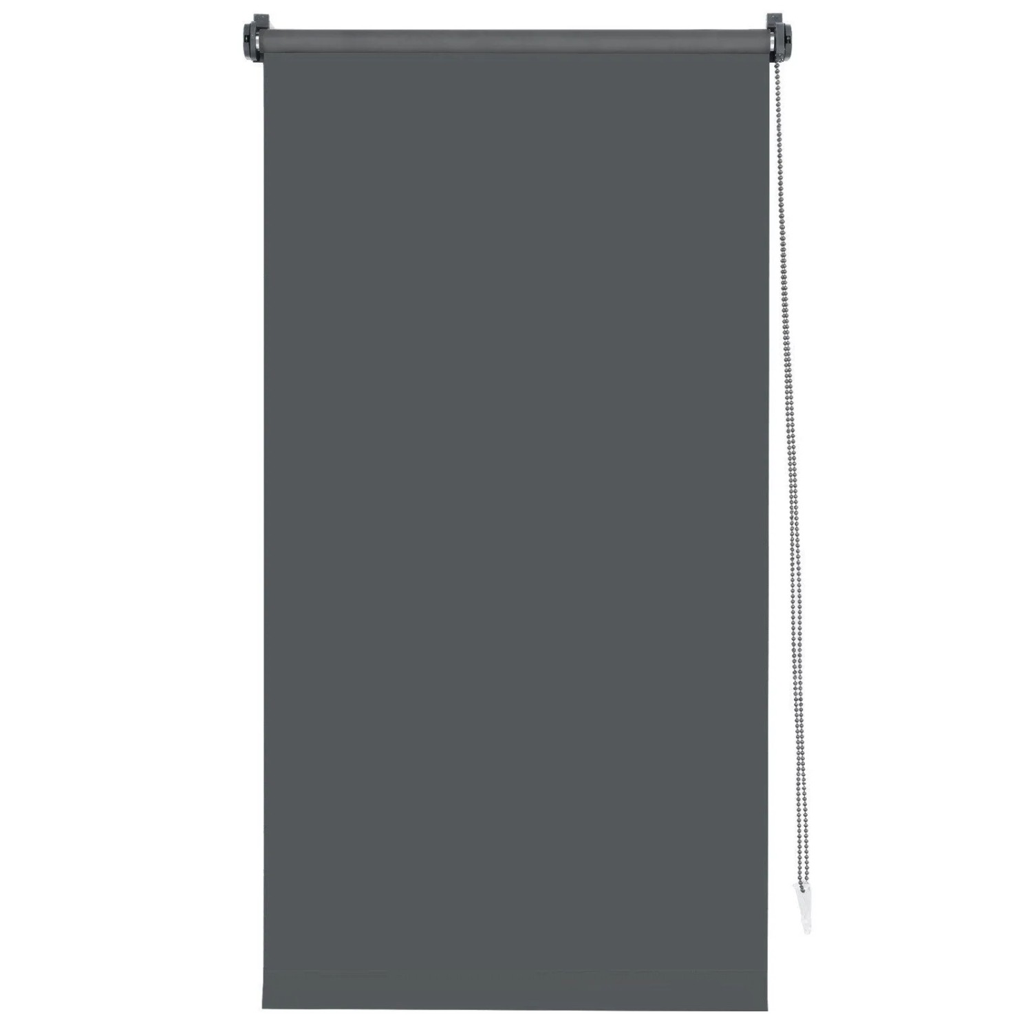 SALCAR Verdunkelungsrollo Seitenzugrollo Klemmfix ohne Bohren für Fenster oder Türen Verdunkelnder Sonnenschutz mit Klemmträgern in Grau 40x130cm