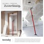 Tectake 4Er Set Teleskopstützen  Stufenlos Höhenverstellbar 115   290 cm  20 x 8 x 115 cm Rot_3