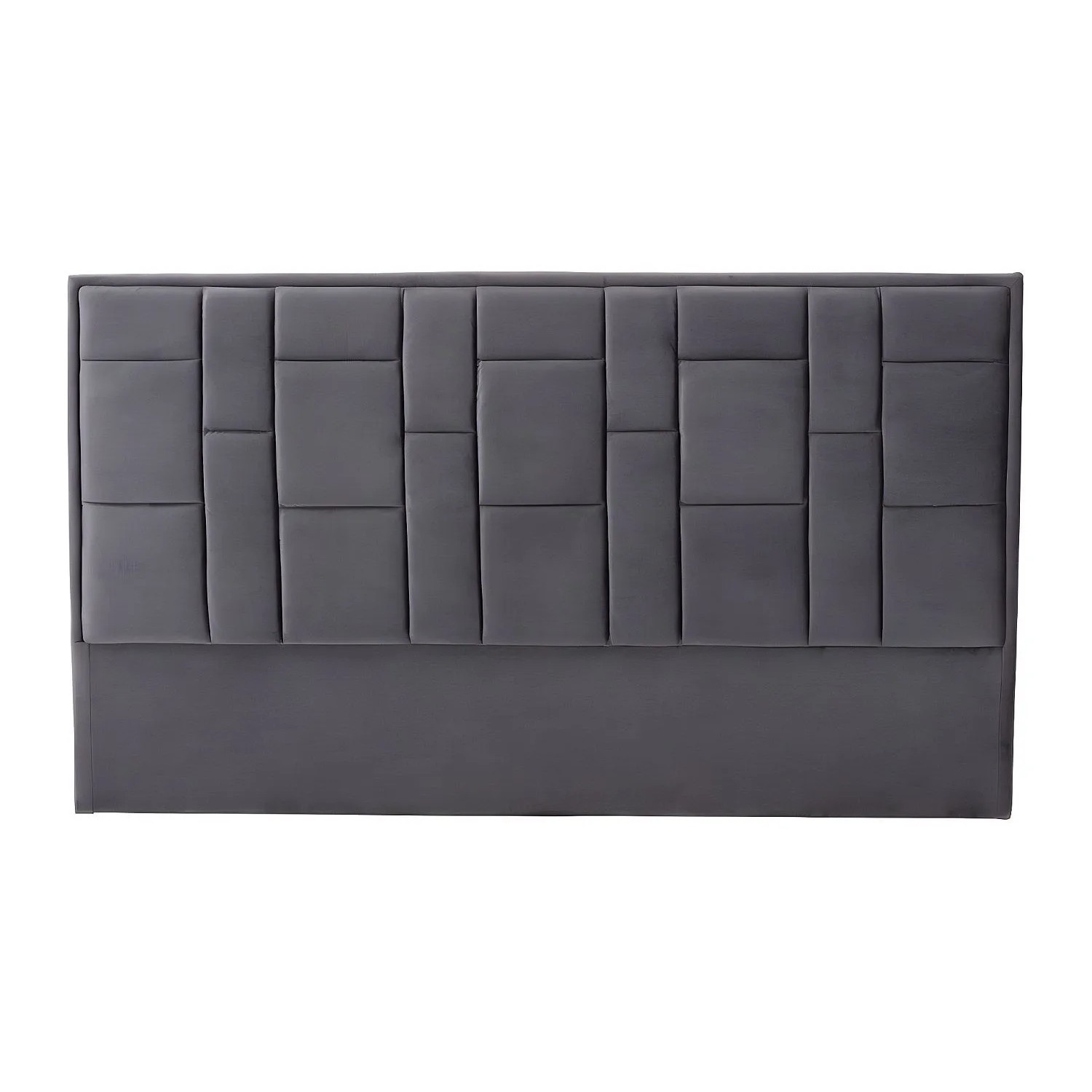 Vente-unique Bettkopfteil Hermine Grau 140 cm