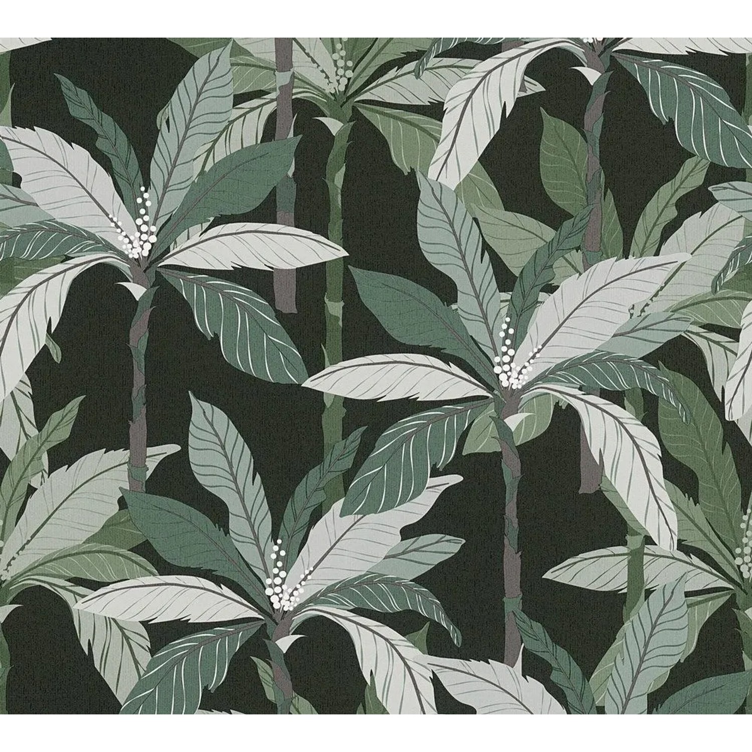 Tadessi Tapete Floral M1-No.1463 Vliestapete in Schwarz