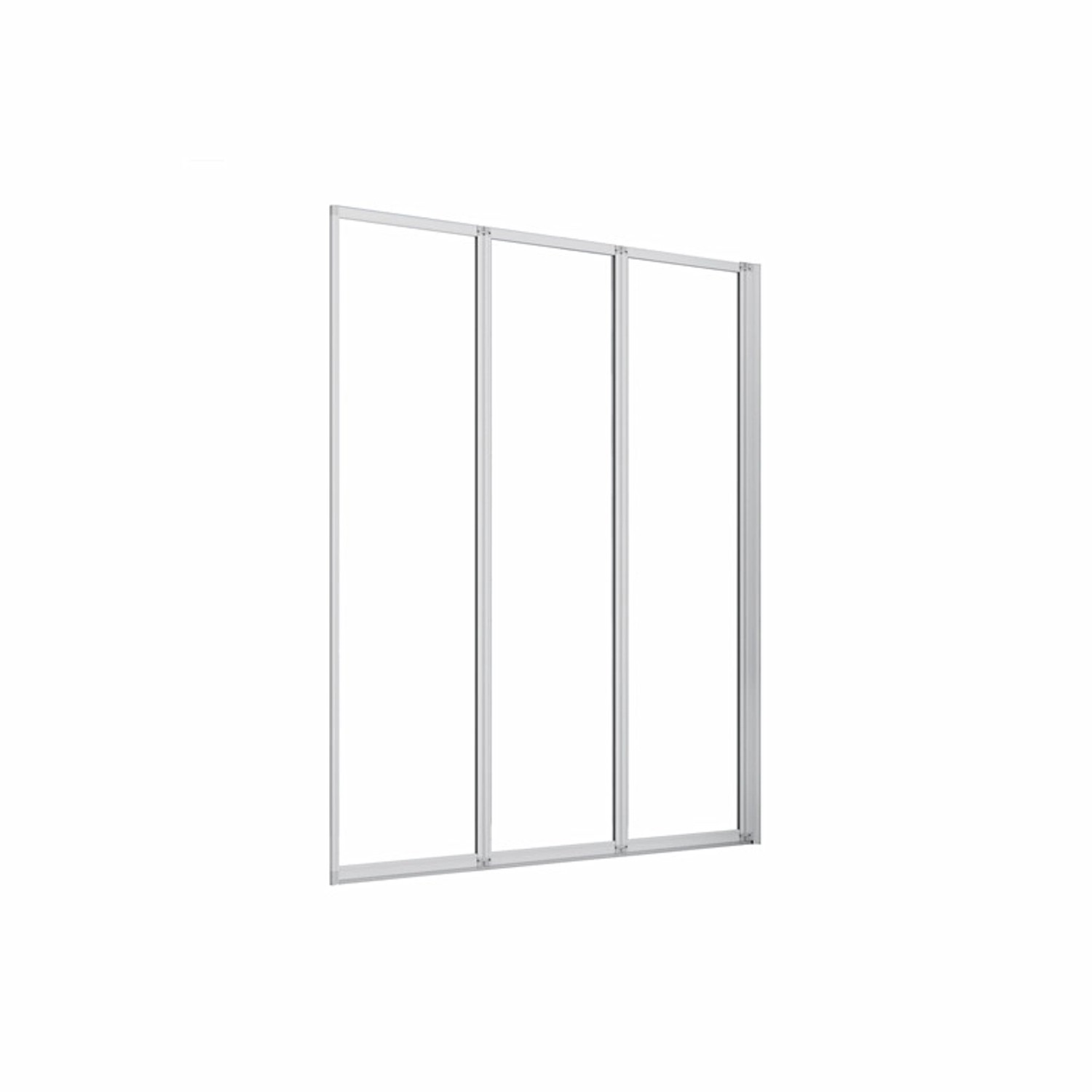 Duschparadies 120 x 140cm Badewannenaufsatz 3tlg Faltwand 4mm ESG Sicherhei günstig online kaufen