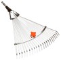 Gardena combisystem Verstellbesen mit 50 cm Arbeitsbreite für Laub und Gartenabfälle.