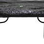 Schwarze EXIT Trampolin Abdeckplane für rechteckige Trampoline 214x305cm zum Schutz vor Wind und Wetter.