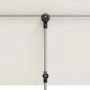 Detailaufnahme: Naturfarbener Doppler Balkonschirm Active mit Dreh- und Neigungsfunktion.