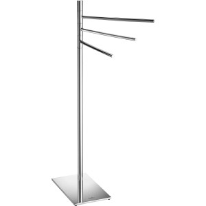Freistehender, schwenkbarer baliv Handtuchhalter ST-6900 mit 3 Stangen, verchromt.