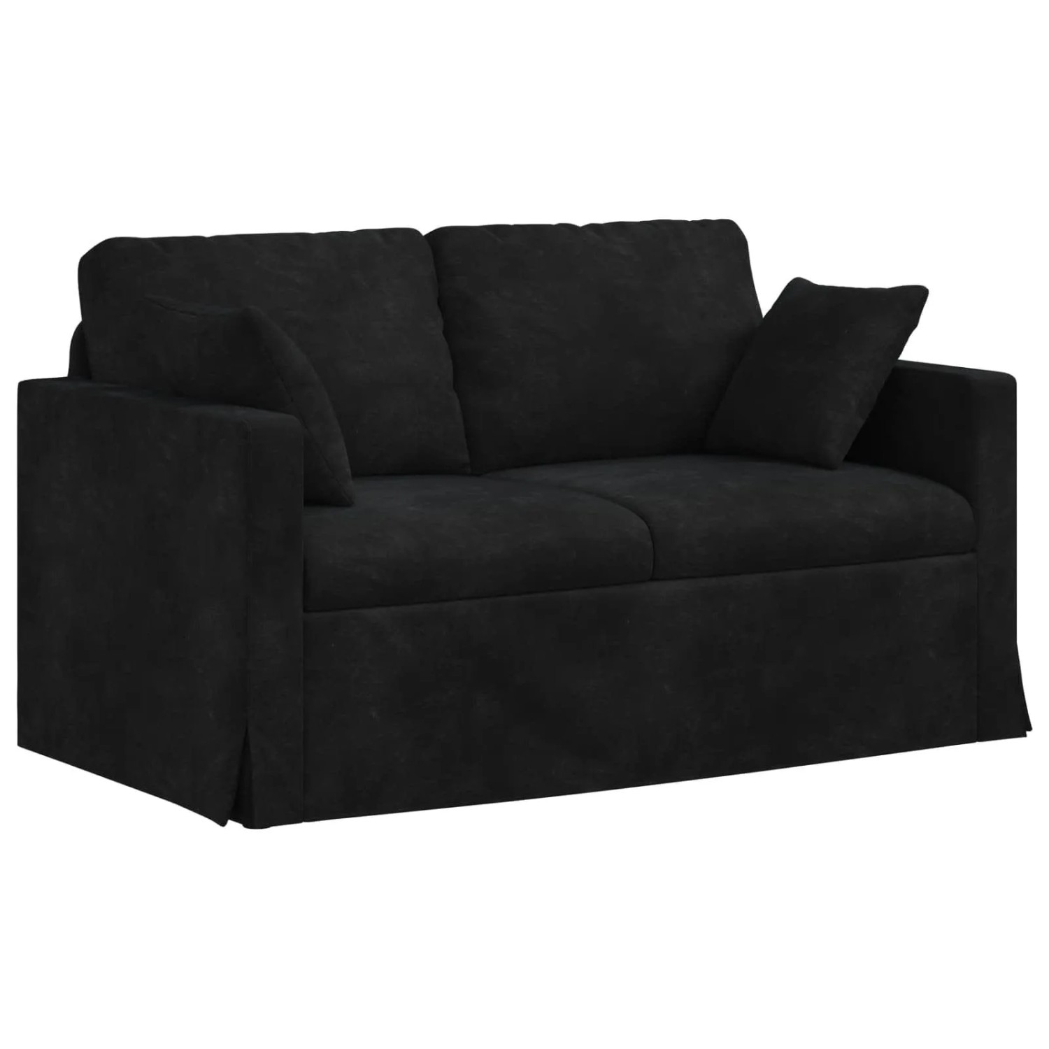 vidaXL Sofa Schwarz 138 x 78 x 80 cm Samt 42024419
