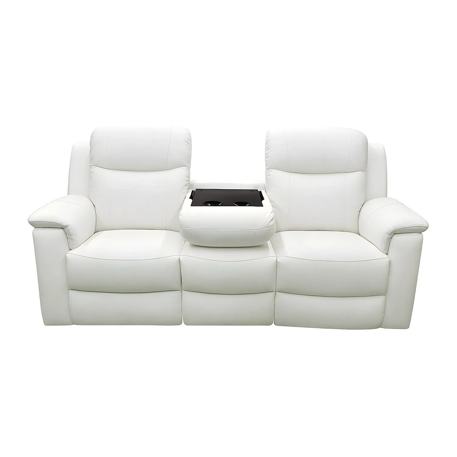 Vente-unique Relaxsofa Evasion Elfenbeinfarben 205 cm