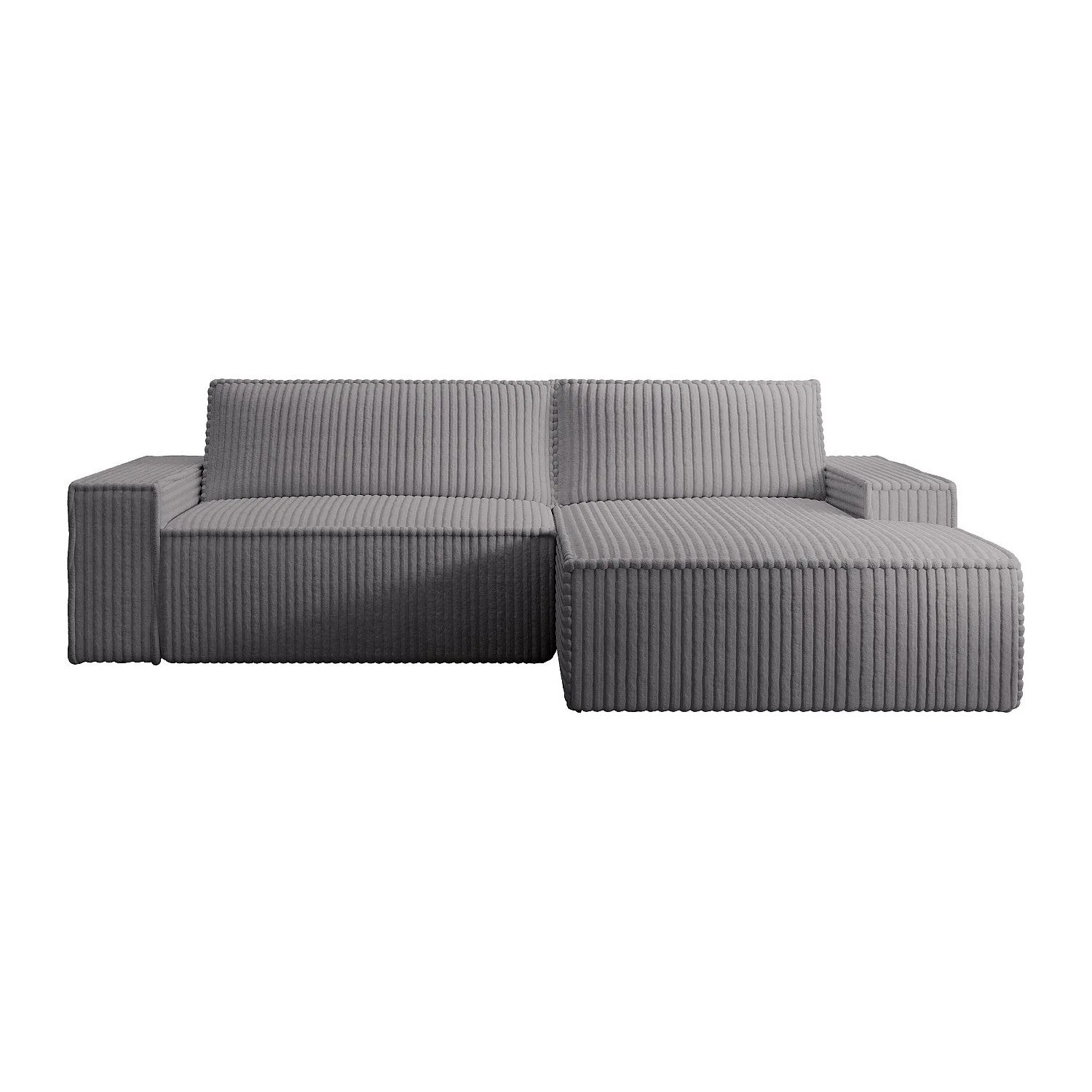 Vente-unique Schlafsofa Amelia Anthrazitgrau 267 cm
