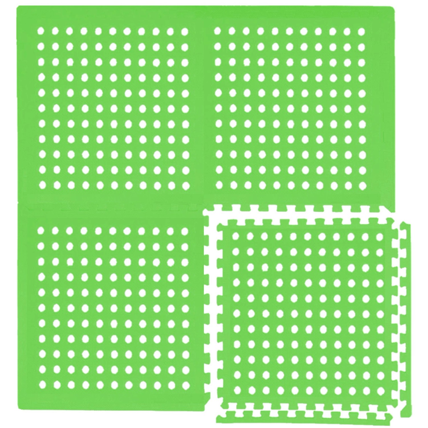 Thumbnail - eyepower Poolmatte 62 x 62 cm 24er Set Grün
