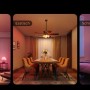 Smarte Govee RGBWW LED Bulbs E14 in Wohnzimmer, Essbereich, Schlafzimmer. Farbige, dimmbare Beleuchtung für Smart Home.