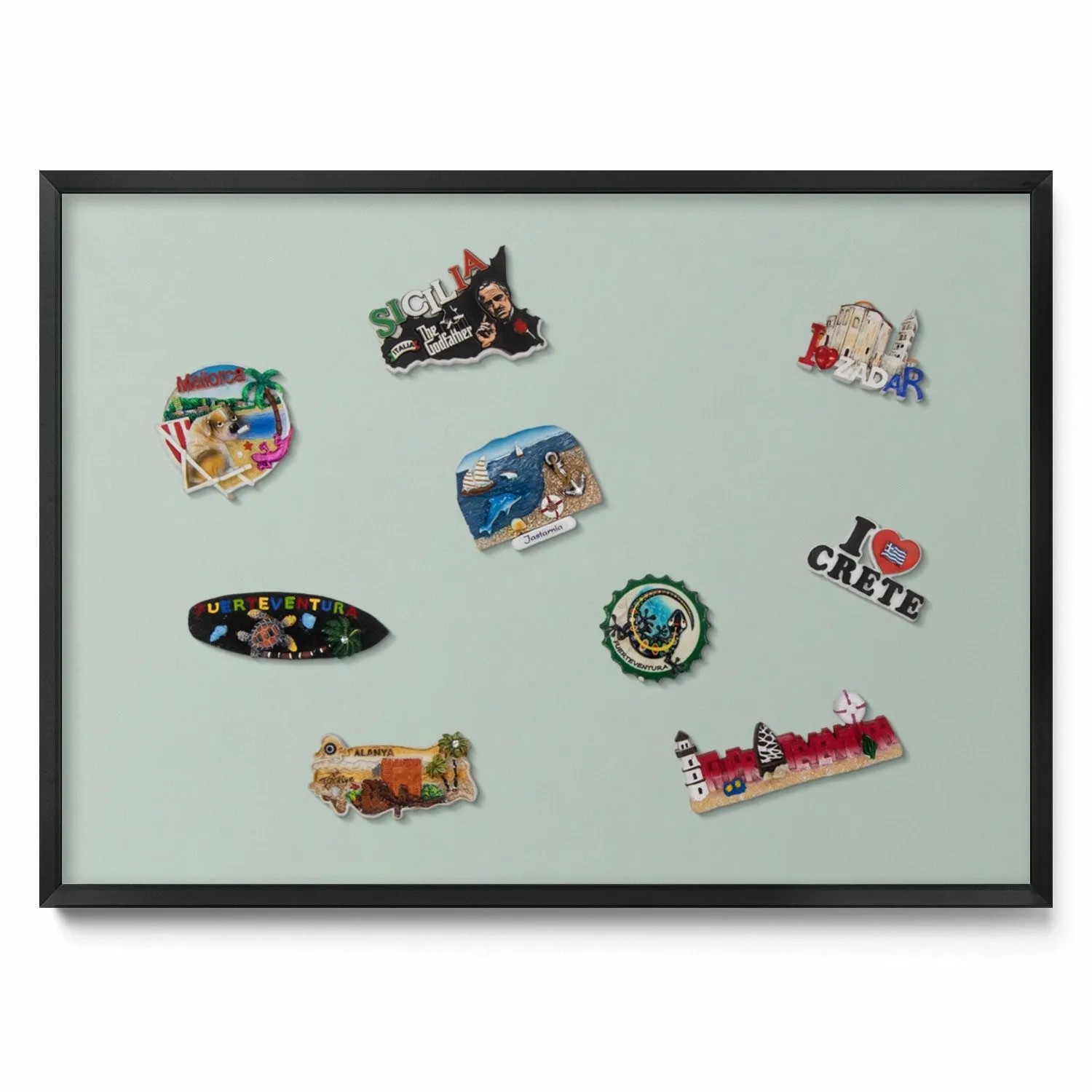 Tulup Magnettafel Gerahmte Magnettafel für Urlaubserinnerungen Farbe Celado günstig online kaufen