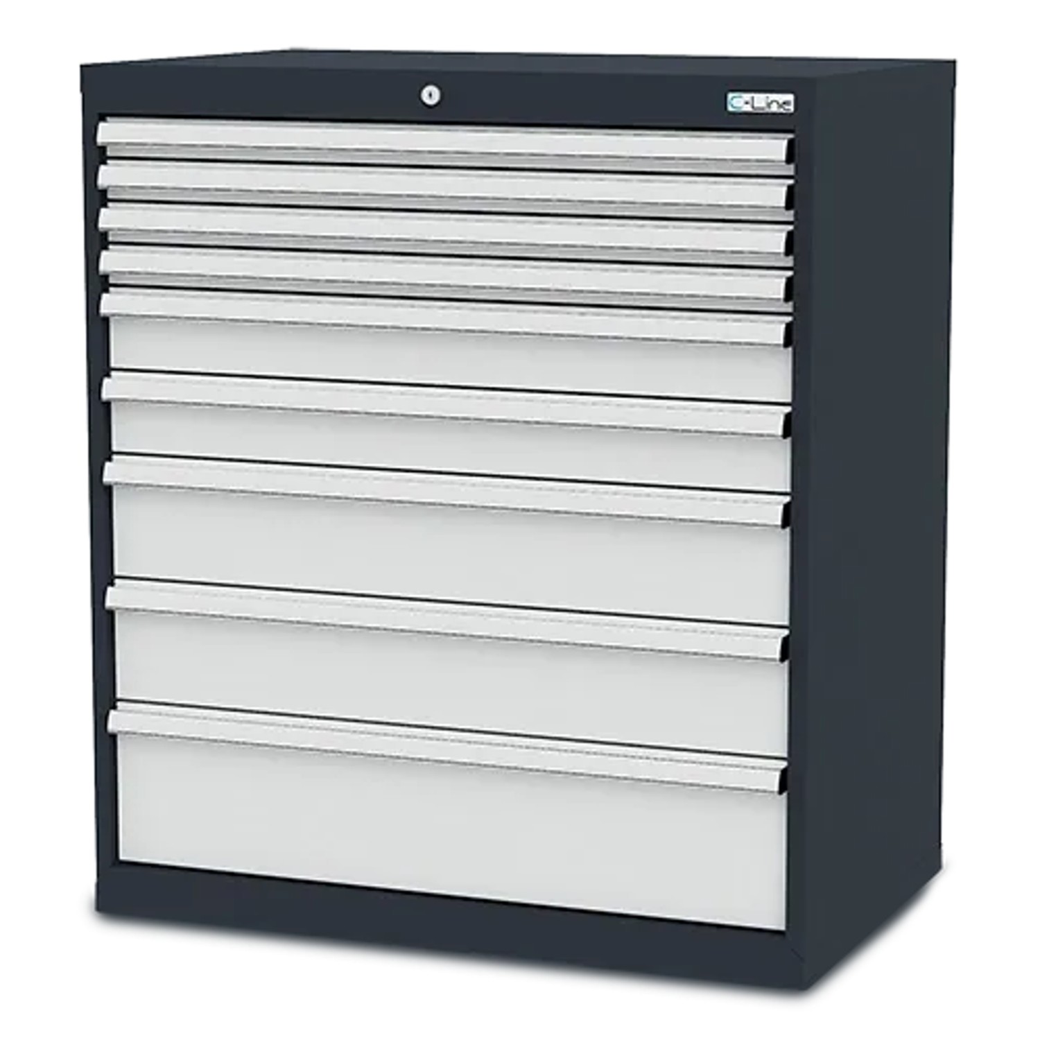 Simplaflex Schubladenschrank mit 9 Schubladen BxTxH 900 x 575 x 1020 mm