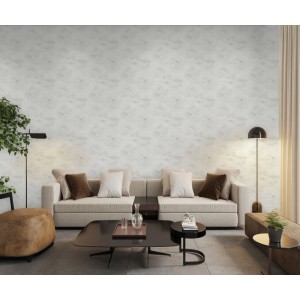 Tadessi Vliestapete Wolken in hellem Braun mit dezentem Muster. Moderne Wandgestaltung für Wohnzimmer und Dekoration.