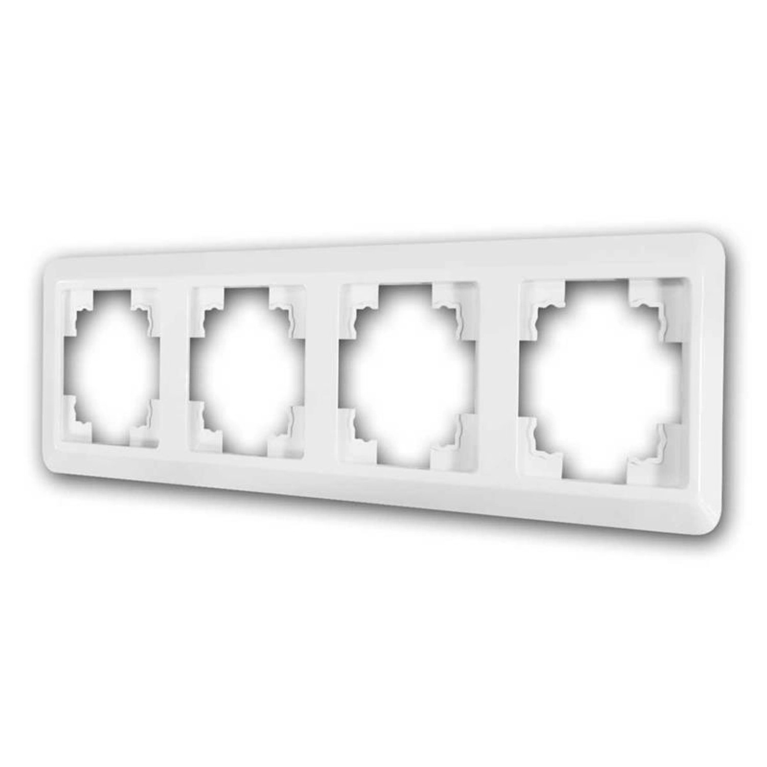 McPower CUP Rahmen 4-Fach Weiß Vierfachrahmen