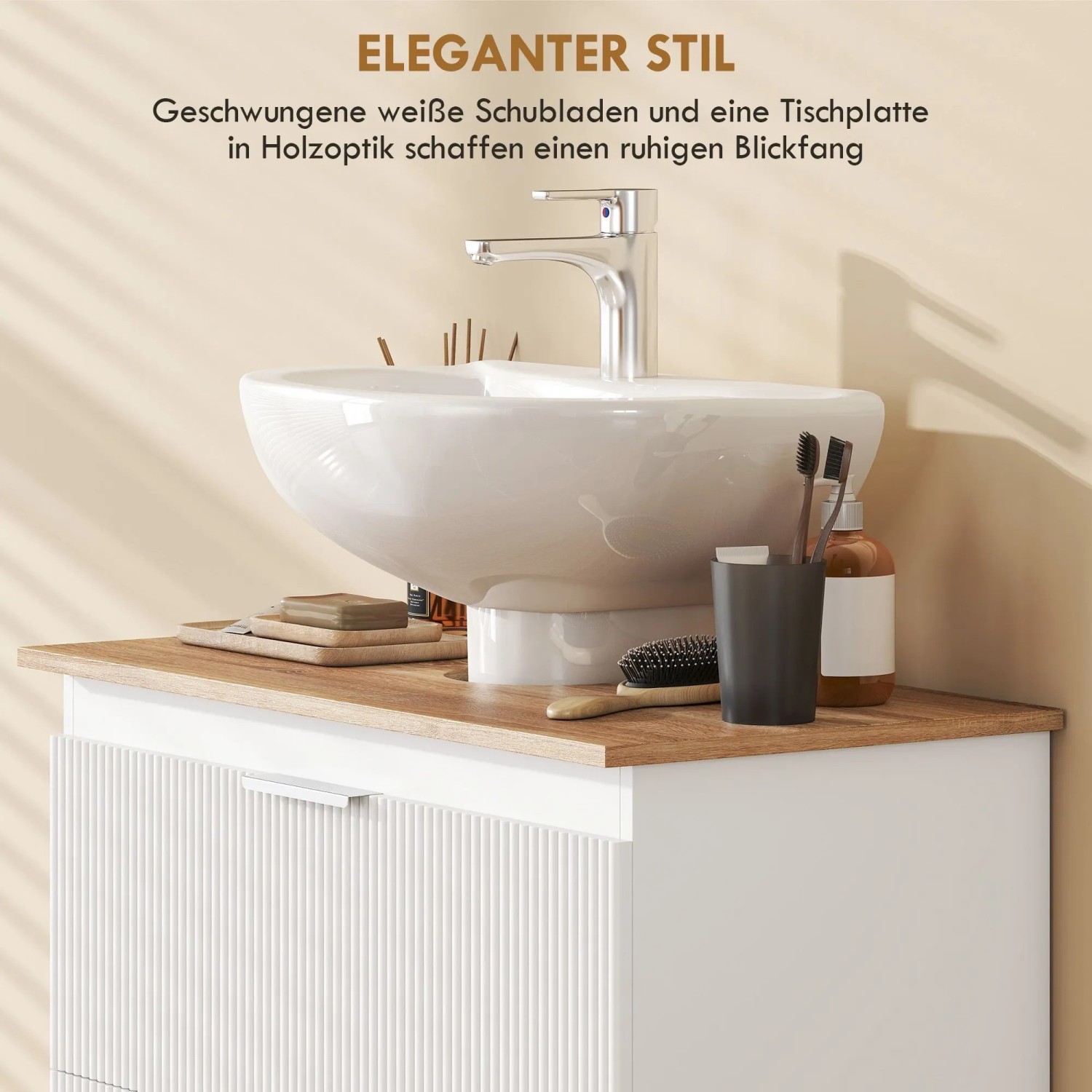 HOMCOM-Waschbeckenunterschrank-80L x 40B x 60H cm_4