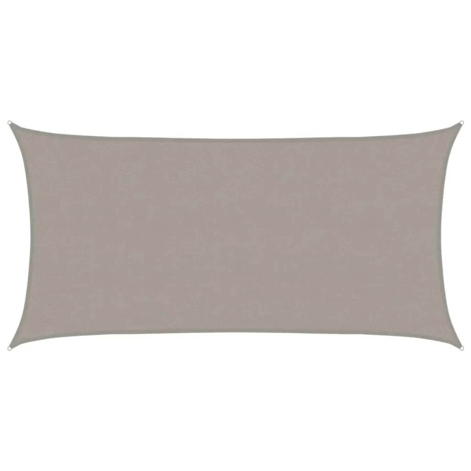 vidaXL Sonnensegel 160 g/m² Rechteckig Hellgrau 3x6 m HDPE 4001987 günstig online kaufen