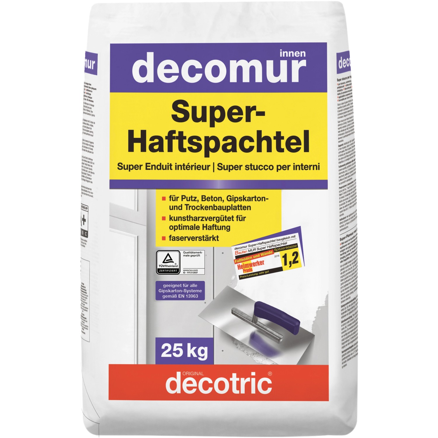 Decomur Super-Haftspachtel 25 kg