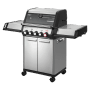 Enders Gasgrill Monroe Pro 3 SIKR Turbo: Edelstahl-Gasgrill mit Seitenkocher und Turbo Zone.